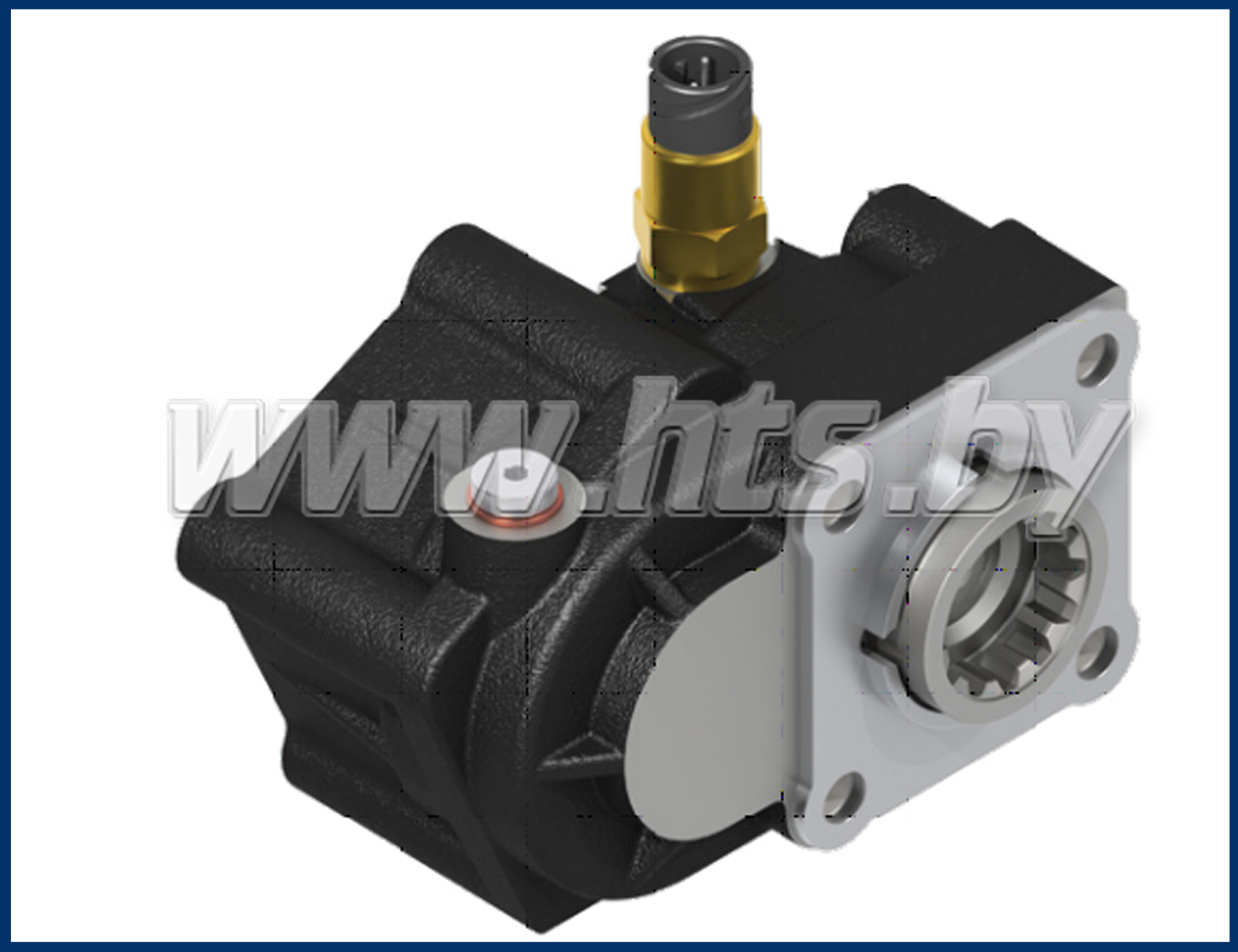 Коробка отбора мощности (усиленная) со смещением оси для КПП ZF, MAZ 239. КОМ PT2VCS133WS (1:1,33) KAZEL купить в ОДО ГидроТехСервис